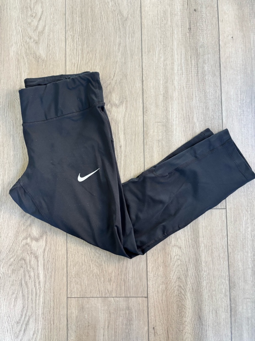 Black Nike Running Crop Leggings